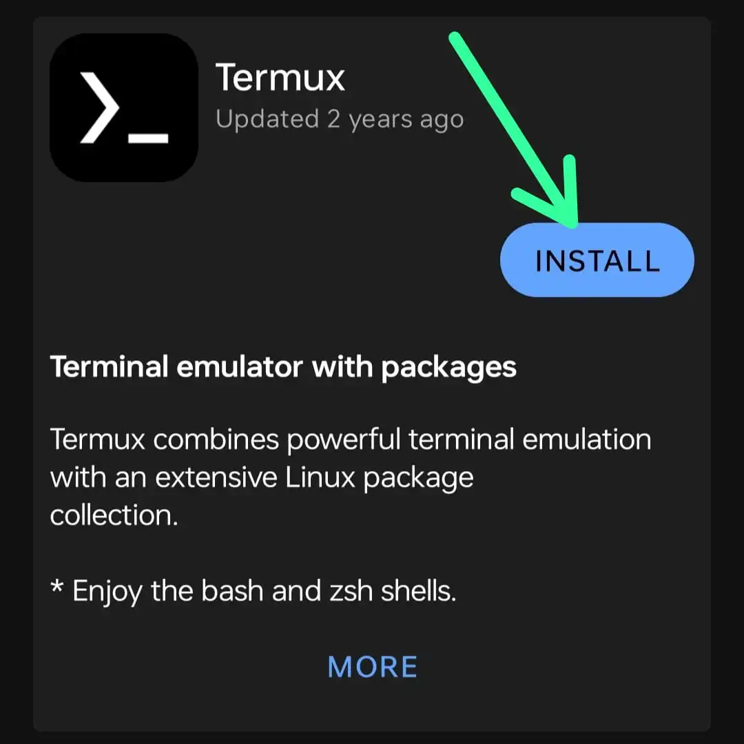 f droid termux