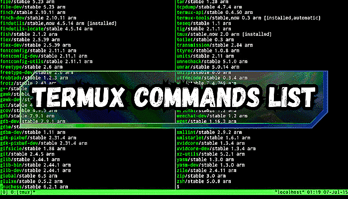 Termux Commands list