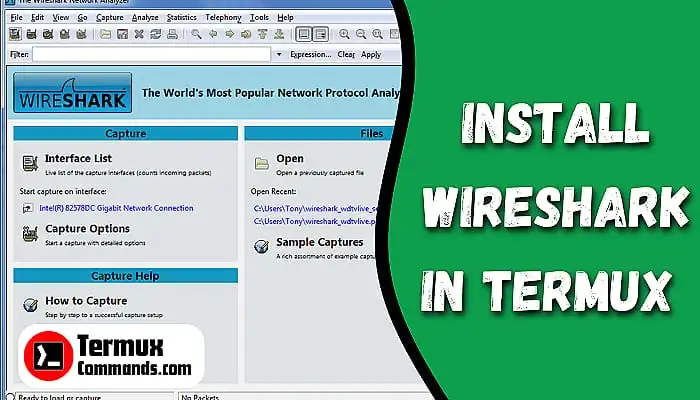 How to install wireshark in Termux 