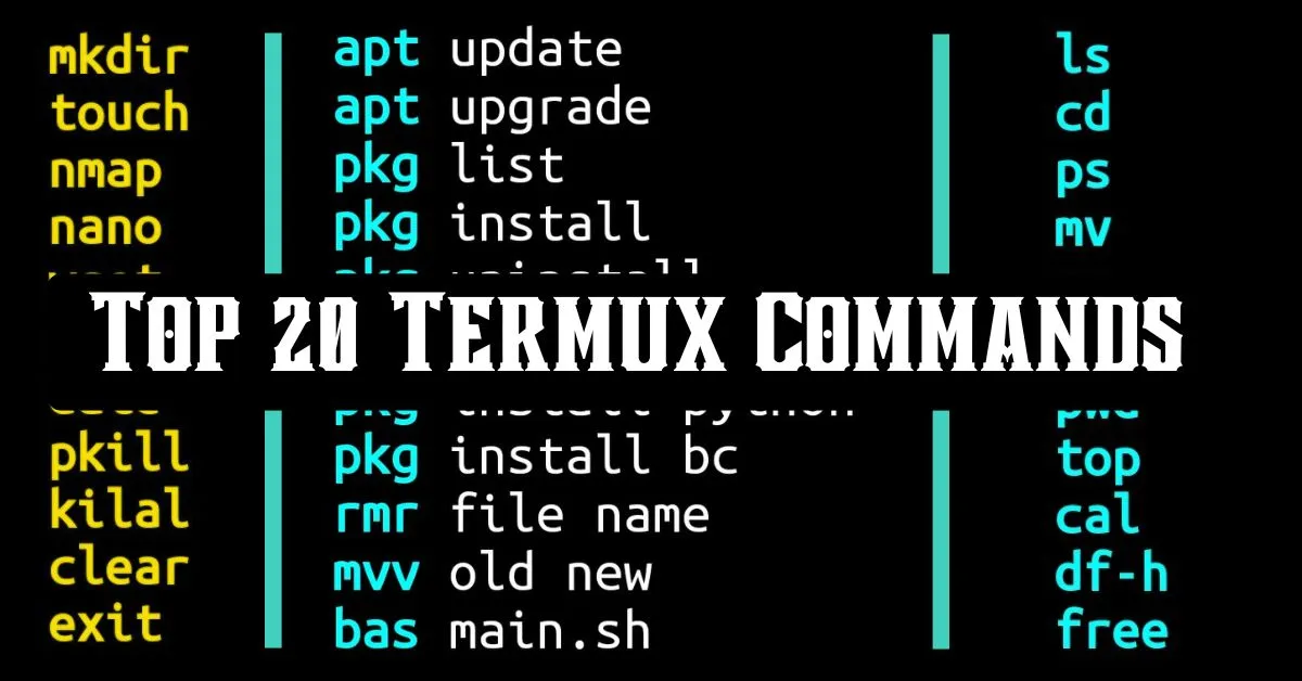 Termux commands